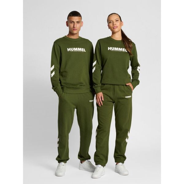 Bluza piłkarska dla dorosłych Hummel hml LEGACY. Zielone bluzy nierozpinane męskie HUMMEL, m, bez wzorów, sportowe, bez ramiączek, bez kaptura. Za 170.00 zł.