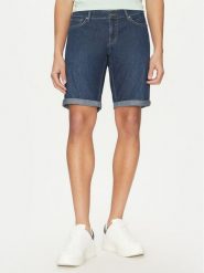 Guess Szorty jeansowe M5GD01 D5MZ1 Granatowy Regular Fit. Niebieskie szorty męskie Guess, z aplikacjami, z bawełny. Za 219.99 zł.