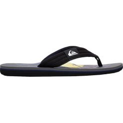 Quiksilver Męskie japonki Molokai Layback Grey / Black / Blue AQYL100784-XSKB (rozmiar 41). Czarne klapki i japonki męskie Quiksilver, bez wzorów. W wyprzedaży za 72.00 zł.