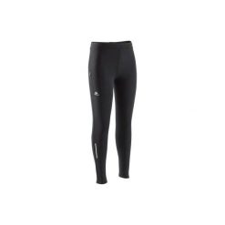 Legginsy długie RUN DRY. Czarne legginsy męskie KALENJI, długie. Za 39.99 zł.