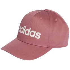 Czapka z daszkiem adidas Daily Cap. Czerwone czapki męskie ADIDAS, bez wzorów, z materiału, klasyczne. Za 59.00 zł.