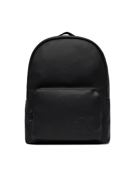 Calvin Klein Plecak Bold Ck Round Backpack LV04D3246G Czarny. Czarne plecaki męskie Calvin Klein, bez wzorów, ze skóry. Za 529.99 zł.