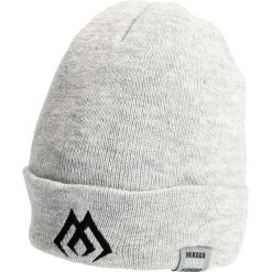 Czapka zimowa Mikado Beanie. Szare czapki męskie Mikado, na zimę, bez wzorów, sportowe. Za 42.99 zł.
