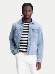 Tommy Jeans Kurtka jeansowa Ryan DM0DM21916 Niebieski Regular Fit. Niebieskie kurtki męskie Tommy Jeans, m, bez wzorów, z bawełny, bez ramiączek, bez kaptura. Za 339.99 zł.