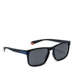 Okulary przeciwsłoneczne Polaroid. Czarne okulary przeciwsłoneczne męskie Polaroid, bez wzorów. Za 199.99 zł.