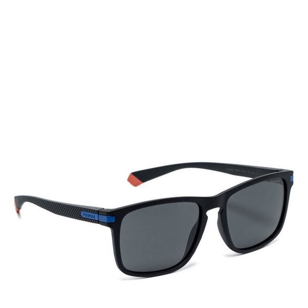 Okulary przeciwsłoneczne Polaroid. Czarne okulary przeciwsłoneczne męskie Polaroid, bez wzorów. Za 199.99 zł.