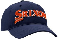 Czapka golfowa Srixon Modern (męska, granatowo-pomarańczowa). Brązowe czapki męskie CALLAWAY, bez wzorów. Za 95.55 zł.