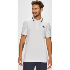Kappa - Polo. Szare koszulki polo męskie Kappa, z bawełny, polo, z krótkim rękawem. W wyprzedaży za 69.90 zł.