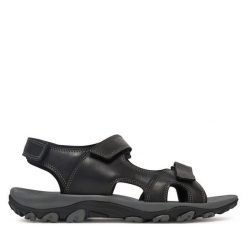 Sandały Lasocki. Czarne sandały męskie Lasocki, bez zapięcia. Za 159.99 zł.