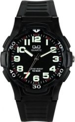 Zegarek Q&Q VP84-002 męski czarny. Czarne zegarki męskie Q&Q. Za 109.00 zł.