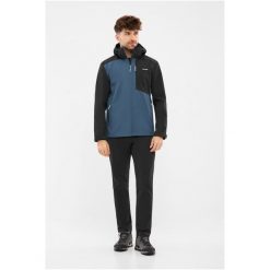 Kurtka męska VIKING Kerns Man Softshell. Niebieskie kurtki męskie Viking, m, bez wzorów, z softshellu, sportowe, bez ramiączek, bez kaptura. Za 299.90 zł.