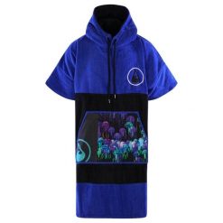 Ponczo Wave Hawaii Ponczo Jellygang, Bawełniany welur L WH4059 105 x 80 cm. Szlafroki męskie WAVE HAWAII, l, bez wzorów, z bawełny, bez kaptura. Za 329.00 zł.