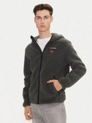 Napapijri Polar T-Tynik NP0A4IA8 Zielony Regular Fit. Zielone bluzy z polaru męskie Napapijri, m, bez wzorów, z polaru, bez ramiączek, bez kaptura. Za 459.99 zł.