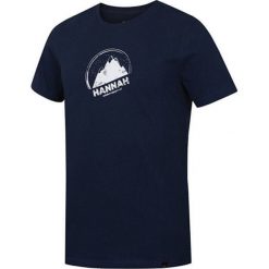 Hannah Męski T-shirt Bordon Dark Denim (rozmiar XXL). T-shirty sportowe męskie Hannah, m, bez wzorów, z denimu, sportowe, bez ramiączek. W wyprzedaży za 80.00 zł.