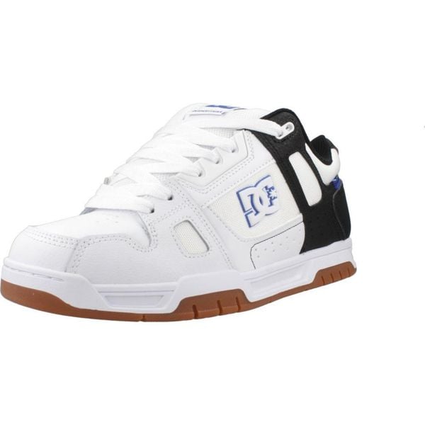 Buty DC STAG Biały. Białe buty sportowe na co dzień męskie DC Shoes, m, bez wzorów, ze skóry, bez ramiączek, bez kaptura. W wyprzedaży za 281.45 zł.