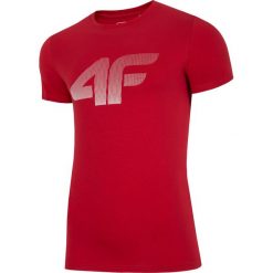 T-shirt męski TSM312 - czerwony. T-shirty męskie marki 4f. Za 49.99 zł.