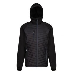 Męska Pikowana Kurtka Hybrydowa Navigate. Czarne kurtki męskie Regatta, m, bez wzorów, z puchu, sportowe, bez ramiączek, bez kaptura. Za 250.99 zł.