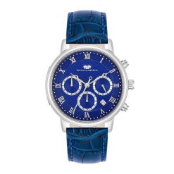 Rhodenwald & Söhne Chronograf Moonlight Srebrny Skóra naturalna Niebieski Zegarki męskie 1 ct Męskie. Niebieskie, analogowe zegarki męskie Rhodenwald & Söhne, z koronki, srebrne. Za 669.99 zł.