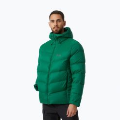Kurtka puchowa męska Helly Hansen Verglas Icefall Down. Zielone kurtki męskie Helly Hansen, m, bez wzorów, z puchu, sportowe, bez ramiączek, bez kaptura. Za 499.99 zł.