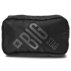 Czarna Saszetka Big Star Torba Na Ramię. Czarne saszetki męskie Big Star Accessories, bez wzorów, z materiału, klasyczne, na ramię, małe. Za 59.99 zł.