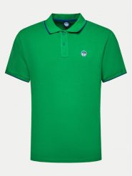 North Sails Polo 692452 Zielony Regular Fit. Zielone koszulki polo męskie North Sails, m, bez wzorów, z bawełny, bez kołnierzyka, bez ramiączek. Za 169.99 zł.
