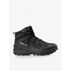 Buty turystyczne męskie Inov-8 Roclite Pro GTX Wide. Czarne buty trekkingowe męskie Inov-8, bez wzorów, bez zapięcia, trekkingowe. Za 487.99 zł.