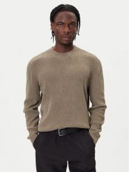 BOSS Sweter P-Horso 50549989 Brązowy Regular Fit. Brązowe kardigany męskie Boss, m, bez wzorów, z syntetyku, bez ramiączek. Za 669.99 zł.