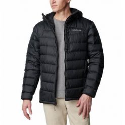 Kurtka uniwersalna męska Columbia Autumn Park™ Ii Down Hooded. Czarne kurtki męskie Columbia, l, bez wzorów, z syntetyku, klasyczne, bez ramiączek, z kapturem. Za 852.00 zł.