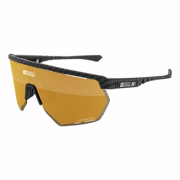 Okulary Scicon Aerowing SCNPP carbon matt. Brązowe okulary przeciwsłoneczne męskie SCICON SPORTS, bez wzorów, retro. W wyprzedaży za 759.50 zł.
