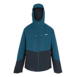 Męska Kurtka Ocieplana Highton Stretch Padded Jacket. Niebieskie kurtki męskie Regatta, m, bez wzorów, z puchu, sportowe, bez ramiączek, bez kaptura. Za 244.99 zł.