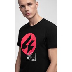 T-shirt męski TSM285 - głęboka czerń. T-shirty męskie marki 4f. Za 49.99 zł.