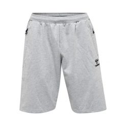 Szorty Hummel Move Grid. Szare szorty sportowe męskie HUMMEL, bez wzorów, z tkaniny, sportowe. Za 189.50 zł.