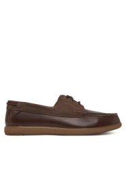 Clarks Mokasyny Bratton Boat 26181271 Brązowy. Brązowe mokasyny męskie Clarks, ze skóry, bez zapięcia. Za 289.99 zł.