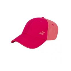 Czapka tenisowa unisex Babolat Basic Logo Cap. Czerwone czapki męskie BABOLAT, bez wzorów, sportowe. Za 60.00 zł.