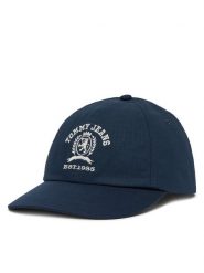 Tommy Jeans Czapka z daszkiem Tjm Crest Cap AM0AM13286 Granatowy. Niebieskie czapki męskie Tommy Jeans, bez wzorów, z bawełny. Za 99.99 zł.