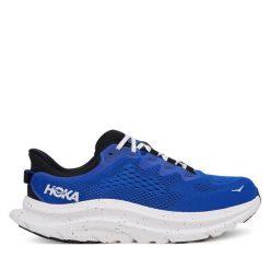 Buty do biegania Hoka. Niebieskie buty do biegania męskie HOKA, bez wzorów, bez zapięcia, do biegania. Za 399.99 zł.