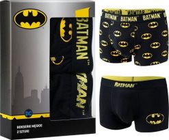 Soxo Zestaw 2x Bokserki męskie Batman idealny pomysł na prezent świąteczny XL. Bokserki męskie Soxo, m, bez wzorów. Za 66.89 zł.