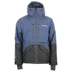 Wodoodporna kurtka Peak Mountain Cesna. Niebieskie kurtki narciarskie i snowboardowe męskie Peak Mountain, na zimę, m, bez wzorów, bez kaptura, narciarskie. Za 768.35 zł.