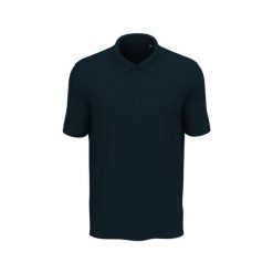 Męska Koszulka Polo Lux. Niebieskie koszulki polo męskie Stedman, m, bez wzorów, bez kołnierzyka, bez ramiączek. Za 77.99 zł.