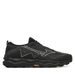 Buty do biegania Mizuno. Czarne buty do biegania męskie Mizuno, bez wzorów, bez zapięcia, do biegania, mizuno wave. Za 549.99 zł.