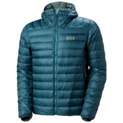 Kurtka puchowa z kapturem Helly Hansen Verglas down 2,0. Zielone kurtki męskie Helly Hansen, bez wzorów, z puchu, sportowe, bez ramiączek, z kapturem. W wyprzedaży za 852.70 zł.