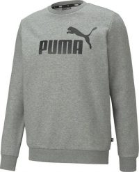 Puma Bluza męska PUMA ESS BIG LOGO CREW FL MEDIUM GRAY HEATHER XL. Brązowe bluzy nierozpinane męskie Puma, m, bez wzorów, bez ramiączek, bez kaptura. Za 165.66 zł.