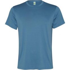 Męska Koszulka Sportowa Z Krótkim Rękawem Slam. Niebieskie t-shirty sportowe męskie ROLY, m, bez wzorów, sportowe, bez ramiączek. Za 36.99 zł.