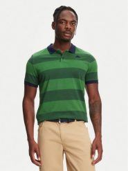 Robe di Kappa Polo Ming 64126KW Zielony Slim Fit. Zielone koszulki polo męskie Robe di Kappa, m, bez wzorów, z bawełny, bez kołnierzyka, bez ramiączek. Za 199.99 zł.