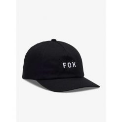 Czapka z daszkiem Fox Wordmark Adjustable Hat. Czarne czapki męskie FOX, bez wzorów, sportowe. Za 163.00 zł.