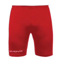 Spodenki piłkarskie termoaktywne dla dorosłych Givova Bermuda Skin czerwone. Czerwone bielizna termoaktywna męska Givova, xl, bez wzorów, bez ramiączek, do piłki nożnej. Za 86.79 zł.