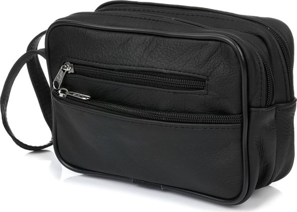 Beltimore Saszetka męska skórzana do ręki na dokumenty R05. Saszetki męskie Beltimore, bez wzorów. Za 87.99 zł.