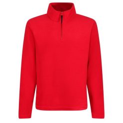Regatta Męski Polar Z Suwakiem Micro. Czerwone bluzy z polaru męskie Regatta, m, bez wzorów, z polaru, sportowe, bez ramiączek, bez kaptura. Za 67.99 zł.
