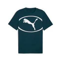 Koszulka Puma SPORT Graphic. Zielone t-shirty sportowe męskie Puma, m, bez wzorów, z materiału, sportowe, bez ramiączek. Za 170.50 zł.