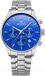 Zegarek Giewont Zegarek Męski Chronograph Sapphire Srebrno Niebieski GW6310-B3. Niebieskie zegarki męskie Giewont. Za 221.10 zł.
